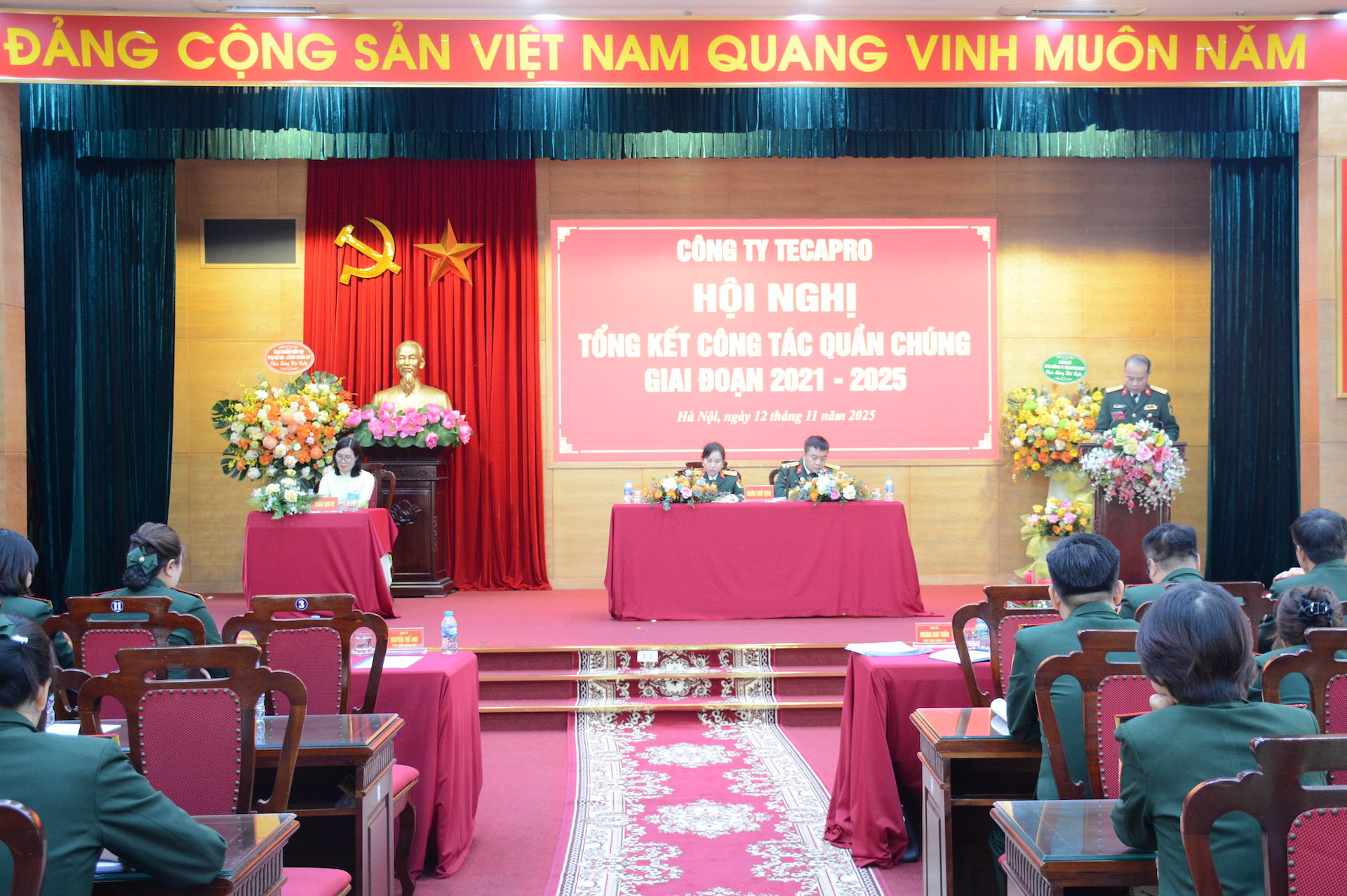 Công ty TECAPRO tổng kết công tác quần chúng giai đoạn 2021-2025